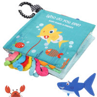 Baby Shark and Fish Soft Activity Crinkle Books