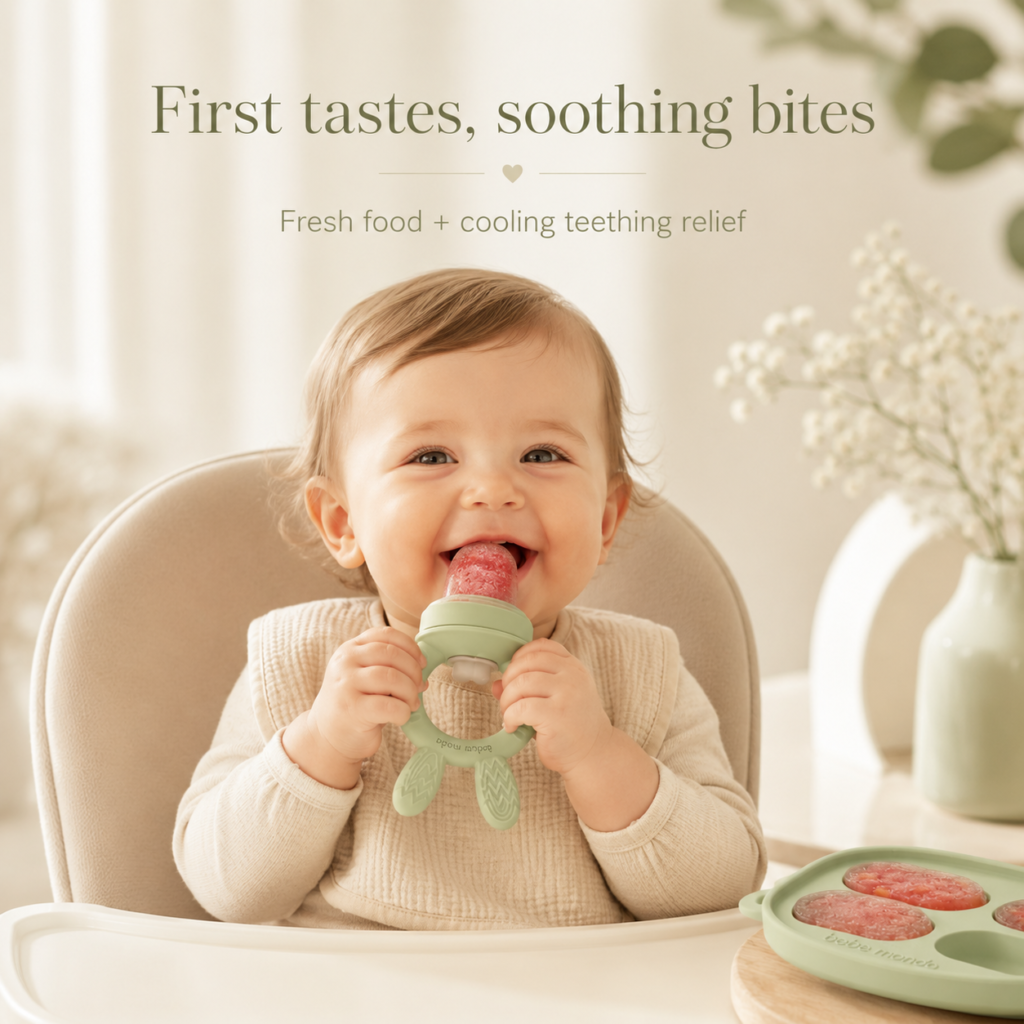 feeding set and fruit feeder for babies
