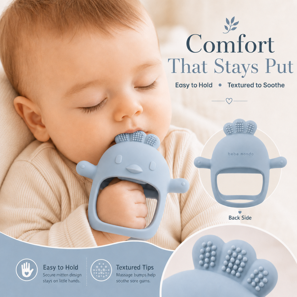 teething mitten silicone teethers toys for babies